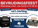 10% korting op ons hele assortiment! Muziekwinkel Joh.deHeer, Ophalen of Verzenden, Nieuw, Orgel