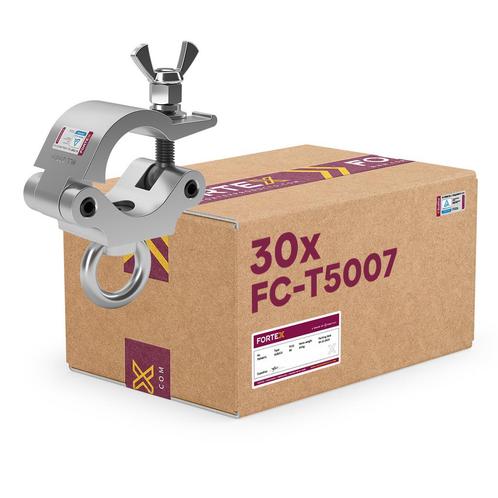 30x FORTEX Half Coupler truss klem WLL 200kg buis Ø48-51mm +, Muziek en Instrumenten, Licht en Laser, Verzenden