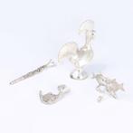 Haan | Vissen | Instrumenten - NO RESERVE - Miniatuur figuur, Antiek en Kunst