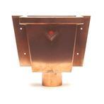 Wentzel koperen vergaarbak vierkant 80mm, Ophalen of Verzenden, Nieuw