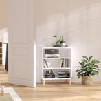 vidaXL Dressoir 57x35x70 cm bewerkt hout wit, Huis en Inrichting, Kasten | Dressoirs, Verzenden, Nieuw, 50 tot 100 cm, 25 tot 50 cm