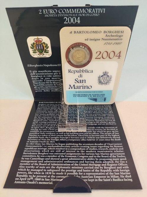 San Marino. 2 Euro 2004 Bartolomeo Borghesi, Postzegels en Munten, Munten | Europa | Euromunten