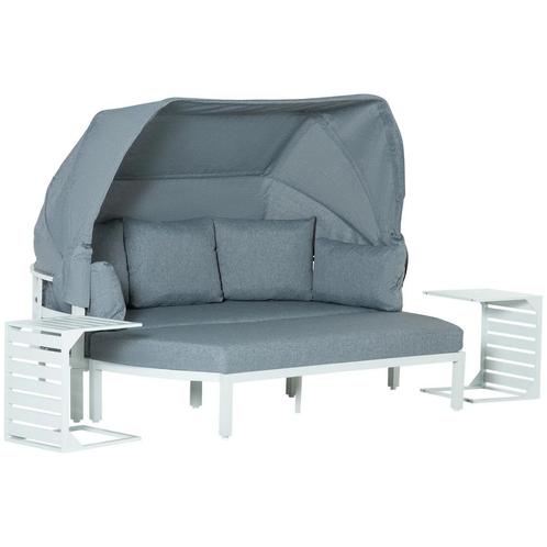 TRUUSK OUTSUNNY Tuinmeubelset Voor 5 Personen Met Bijzettafe, Tuin en Terras, Tuinsets en Loungesets, Nieuw, Verzenden