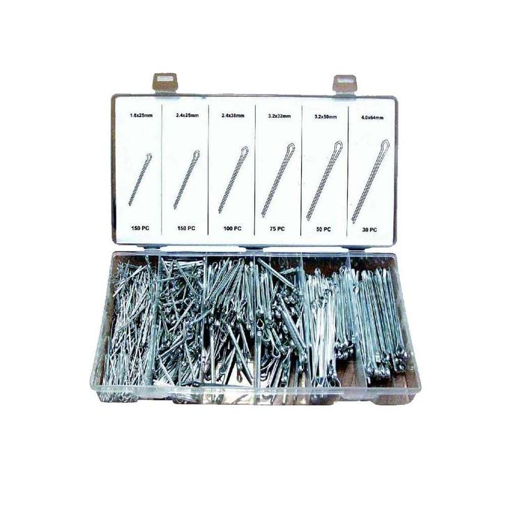 Assortiment Splitpennen 555 pcs, Auto diversen, Autogereedschap, Nieuw, Verzenden