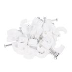 Benson Snoerclips - Kabelbeheer - 8 mm - 25 stuks - Inclu..., Doe-het-zelf en Verbouw, IJzerwaren en Bevestigingsmiddelen, Ophalen of Verzenden