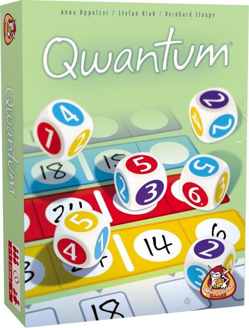 Qwantum - Dobbelspel | White Goblin Games - Dobbelspellen, Hobby en Vrije tijd, Gezelschapsspellen | Bordspellen, Nieuw, Verzenden