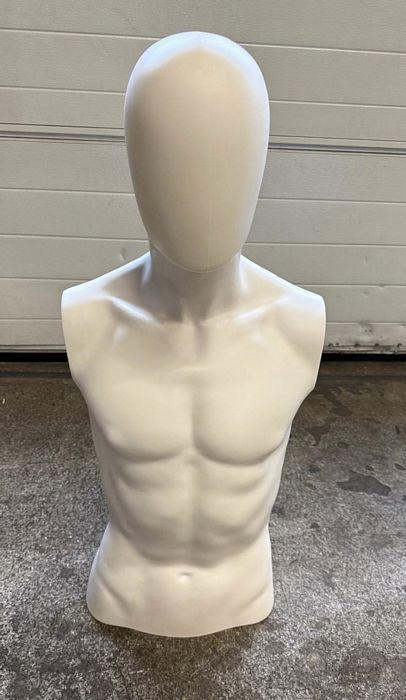 Paspop, Etalagepop Man, B37 x D28 x H81cm, wit, Zakelijke goederen, Kantoor en Winkelinrichting | Winkel en Inventaris