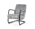 Eleonora - Fauteuil Pien - Antraciet Cherokee, Huis en Inrichting, Fauteuils, Ophalen of Verzenden, Nieuw