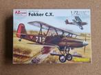 AZmodel AZ7238 Fokker C.X 1:72, Hobby en Vrije tijd, Modelbouw | Vliegtuigen en Helikopters, Verzenden, Nieuw