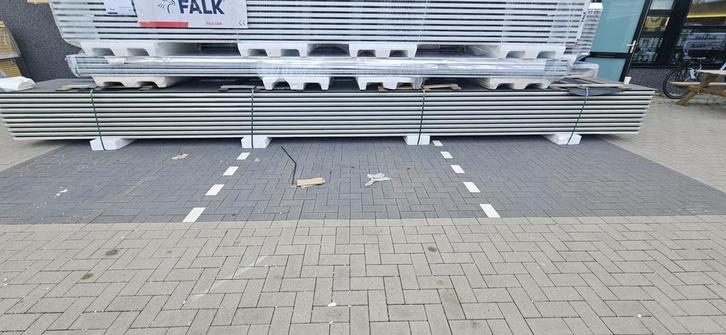 Wandpanelen, 60 mm,sandwichpanelen, RAL9007,10st. 8300, Doe-het-zelf en Verbouw, Platen en Panelen, Nieuw, Verzenden