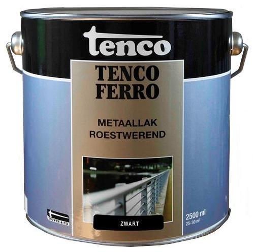 Tencoferro roestwerende metaallak 2,5 liter, zwart, bus, Doe-het-zelf en Verbouw, Verf, Beits en Lak, Nieuw, Verzenden