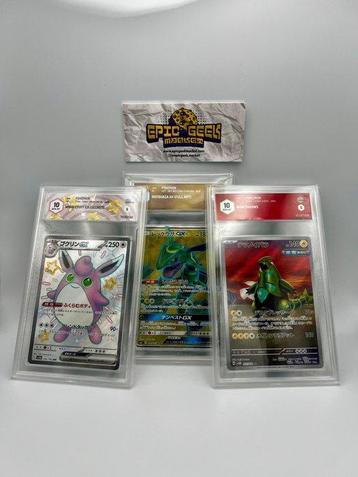 Pokémon - 3 Graded card - Graad 10 beschikbaar voor biedingen