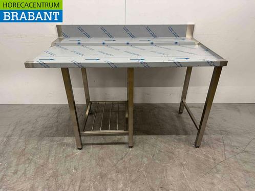 RVS Afvoertafel tbv doorschuifvaatwasser 146 cm Horeca, Zakelijke goederen, Horeca | Keukenapparatuur, Nieuw zonder verpakking