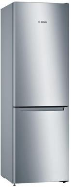 Bosch KGN36NLEA rvs-look koelkast, 150 tot 200 liter, Verzenden, 60 cm of meer, Met aparte vriezer
