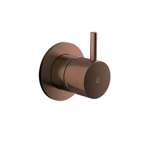 Inbouw Stopkraan Hotbath Cobber 1-hendel Geborsteld Koper, Doe-het-zelf en Verbouw, Sanitair, Kraan, Nieuw, Ophalen of Verzenden