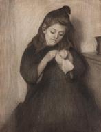 Nicolaas Pieneman (1880-1938) - Portret van een meisje met