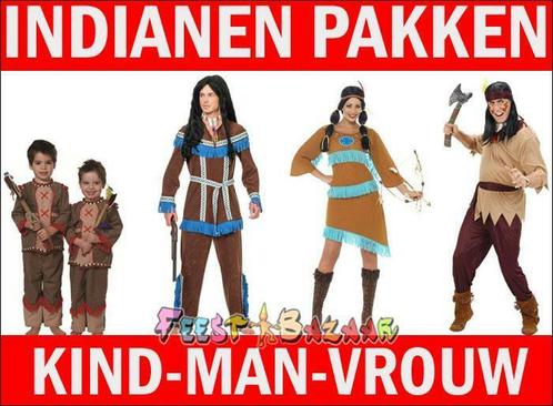 Indianenpak nodig? Enorm aanbod goedkope Indianenpakken, Hobby en Vrije tijd, Feestartikelen, Nieuw, Ophalen