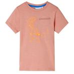 vidaXL Kindershirt met korte mouwen 104 lichtoranje, Verzenden, Nieuw