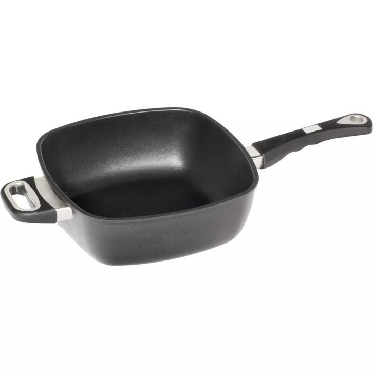 AMT Gastroguss Vierkante diepe pan – 26x26x9 cm – lange, Huis en Inrichting, Keuken | Potten en Pannen, Nieuw, Ophalen of Verzenden