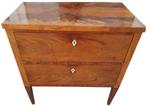 Commode - Kersenhout, Walnoot - Kleine Biedermeierkist, Antiek en Kunst