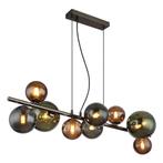 Hanglamp RIHA 86.0 cm 9-lichts - Multi color, Ophalen of Verzenden, Nieuw, Metaal, Minder dan 50 cm