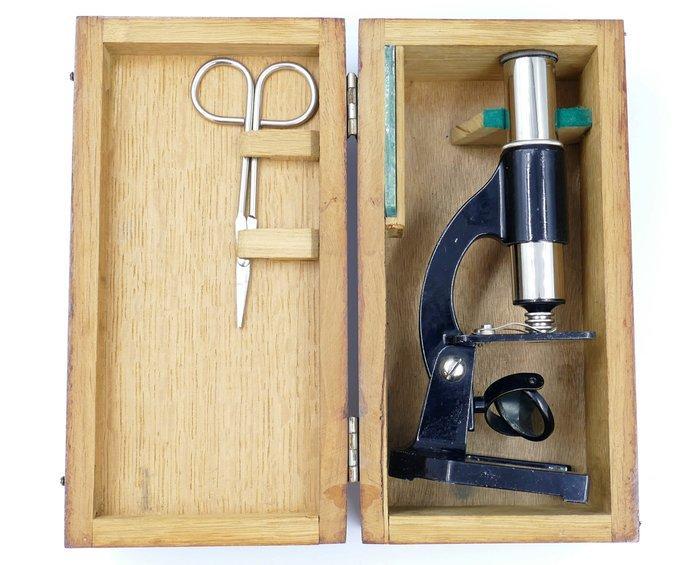 Monocular compound microscope - 1950-1960, Antiek en Kunst, Antiek | Wandborden en Tegels