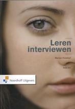 Leren interviewen 9789001817848, Boeken, Verzenden, Zo goed als nieuw