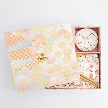 Sushiset Cats 2p - Tokyo Design - in cadeaudoos beschikbaar voor biedingen