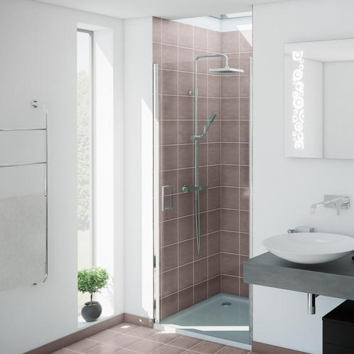 Nisdeur BWS Coala 90x195cm Met Sluitprofiel 6mm NANO coating, Doe-het-zelf en Verbouw, Sanitair, Douche, Nieuw, Chroom, Ophalen of Verzenden