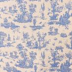 BA072 - Toile de Jouy Gobelin Azzurro – Zware stof voor
