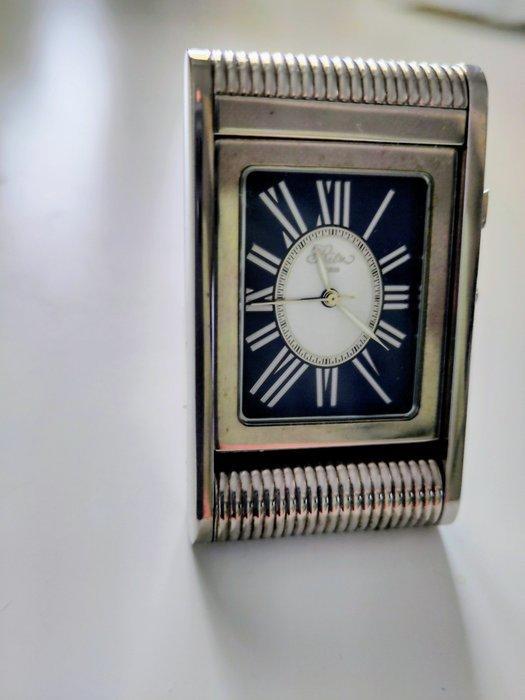 Tafel/bureauklokken - Ritz - Staal - 1990-2000, Antiek en Kunst, Antiek | Klokken