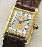 Cartier - Must De Cartier Tank “Trinity Gold Dial” - Zonder, Sieraden, Tassen en Uiterlijk, Horloges | Heren, Nieuw