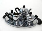 Alessi - Carlo Alessi - Theeservies (5) - Rare small Bombé, Antiek en Kunst