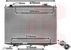 RADIATOR VOOR NISSAN FRONTIER 2001-2004 21410VK505, Auto-onderdelen, Ophalen of Verzenden, Nieuw