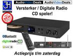 Nieuwe Receiver met Digitale Radio, CD speler WiFi USB, Ophalen, Nieuw, Stereo, 120 watt of meer