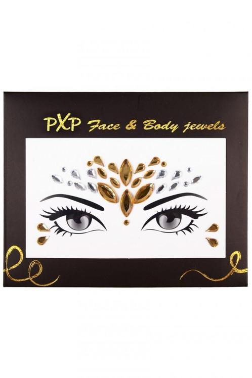 PXP Gezicht Sticker Face Jewels Divine Goddess, Hobby en Vrije tijd, Feestartikelen, Nieuw, Verzenden