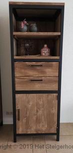 Kast Barber Industrieel - 80 x 60 x 200 cm - Meerdere, Ophalen of Verzenden, Nieuw