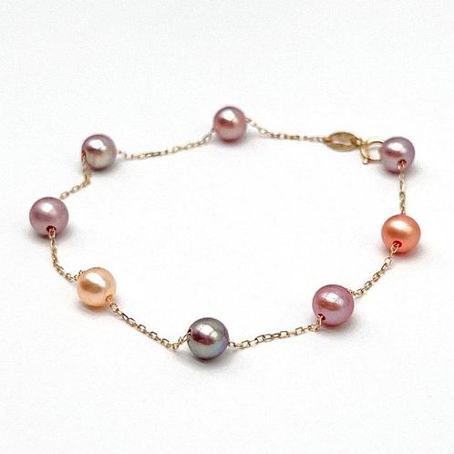Zonder Minimumprijs - Armband - 18 karaat Geel goud Parel, Sieraden, Tassen en Uiterlijk, Armbanden