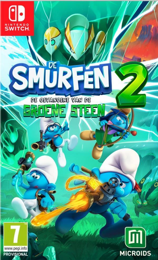 De Smurfen 2: De Gevangene van de Groene Steen Switch, Spelcomputers en Games, Games | Nintendo Switch, 2 spelers, Zo goed als nieuw