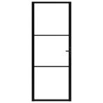Binnendeur | 83x201,5cm | Helder ESG-Glas | Aluminium |, Doe-het-zelf en Verbouw, Deuren en Horren, Nieuw, 80 tot 100 cm, 200 tot 215 cm
