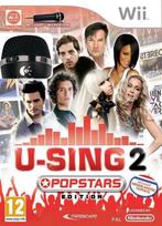 U-Sing 2 Popstars Edition + 1 Microfoon (Nintendo Wii), Spelcomputers en Games, Games | Nintendo Wii, Vanaf 7 jaar, Gebruikt, Verzenden