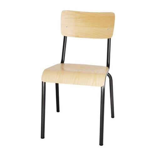 Eetkamerstoel Bolero Cantina | Hout/Metallic | 4 Stuks, Zakelijke goederen, Horeca | Keukenapparatuur, Nieuw in verpakking, Verzenden
