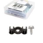 Kabelklem dubbel met parkers (25 stuks), Fietsen en Brommers, Fietsonderdelen, Verzenden, Nieuw, Budgetfietsonderdelen.nl