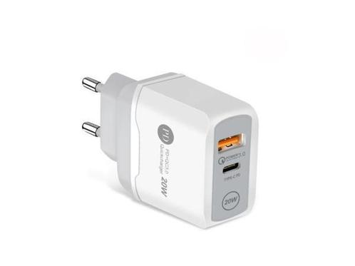 Veiling - Quick charger wit - 2 poorten, Audio, Tv en Foto, Opladers