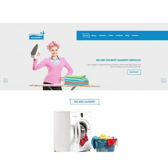 Laundry - HTML Template, Computers en Software, Educatie- en Cursussoftware