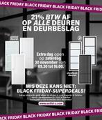 Black Friday Deals bij Outlet Z, 21% BTW korting, Doe-het-zelf en Verbouw, Deuren en Horren, Ophalen, Binnendeur, Nieuw, Schuifdeur