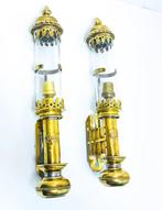 R.R.C - Wandkandelaar (2) - Orient express - Messing, Koper,, Antiek en Kunst, Curiosa en Brocante