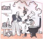 Hoare en Laval brouwen hun pact op spotprent (lijst optie), Antiek en Kunst, Verzenden