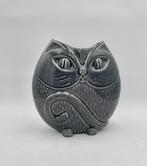 Vaas - Cat vaas in antracietgrijs geglazuurd keramiek –, Antiek en Kunst, Curiosa en Brocante
