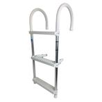 Zwemtrap, aluminium haaktrap - 5 treden, lengte 145cm, Watersport en Boten, Ophalen of Verzenden, Nieuw